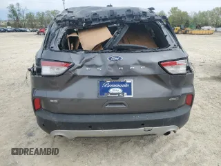 2021 Ford Escape SE Hybrid with VIN 1FMCU9BZ7MUA43035, listed as a Copart auction lot 54203735 with Not provided miles and Salvage title. Bid and sale history available at DreamBid. Image 6.