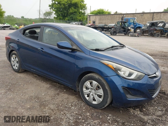 2016 Hyundai Elantra SE with VIN 5NPDH4AE0GH703882, listed as a IAAI auction lot 42483409 with 114,523 mi miles and . Bid and sale history available at DreamBid. Image 1.