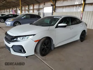 2018 Honda Civic EX with VIN SHHFK7H53JU222644, listed as a Copart auction lot 58640765 with 83,198 mi miles and Salvage title. Bid and sale history available at DreamBid. Image 1.