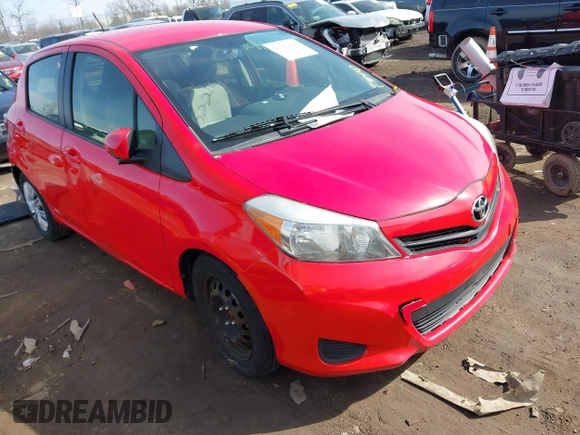 2013 Toyota Yaris L with VIN JTDKTUD35DD560686, listed as a IAAI auction lot 41702208 with 142,174 mi miles. Bid and sale history available at carsss.com. Image 1.
