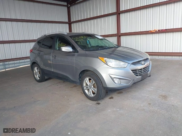 2013 Hyundai Tucson GLS with VIN KM8JU3AC6DU769194, listed as a IAAI auction lot 42018641 with 169,537 mi miles. Bid and sale history available at carsss.com. Image 1.