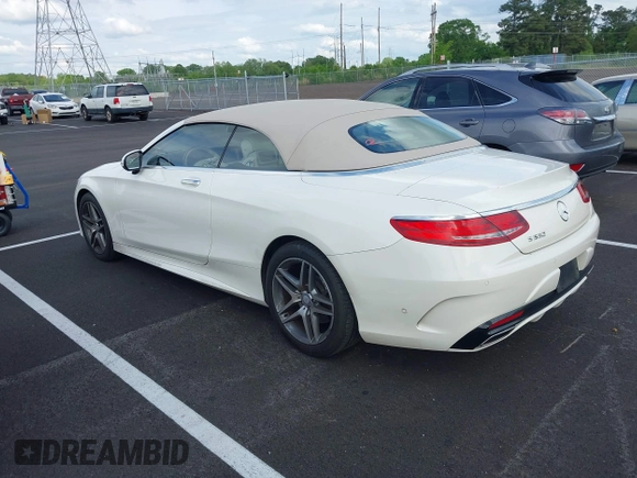2017 Mercedes-Benz S 550 with VIN WDDXK8CB9HA023566, listed as a IAAI auction lot 42115419 with 45,721 mi miles and . Bid and sale history available at DreamBid. Image 3.