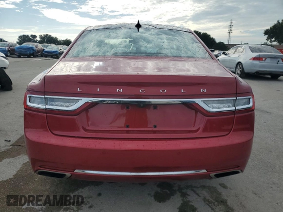 2020 Lincoln Continental Reserve with VIN 1LN6L9RPXL5606382, listed as a Copart auction lot 62996255 with 26,320 mi miles and Salvage title. Bid and sale history available at DreamBid. Image 6.
