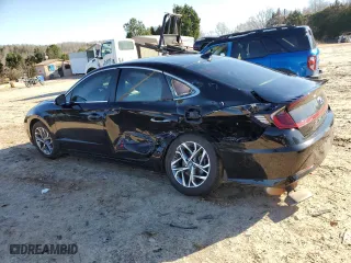 2020 Hyundai Sonata SEL with VIN 5NPEF4JA7LH060755, listed as a Copart auction lot 45765235 with 106,116 mi miles and Salvage Title. Bid and sale history available at carsss.com. Image 2.