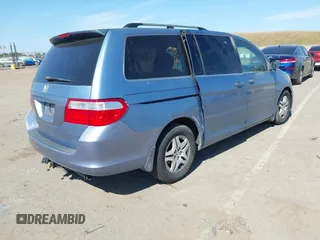 2006 Honda Odyssey EX-L with VIN 5FNRL38726B108311, listed as a IAAI auction lot 42203838 with 205,201 mi miles and . Bid and sale history available at DreamBid. Image 4.