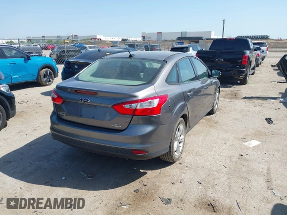 2013 Ford Focus SE with VIN 1FADP3F27DL156733, listed as a IAAI auction lot 41998196 with 116,692 mi miles. Bid and sale history available at carsss.com. Image 4.