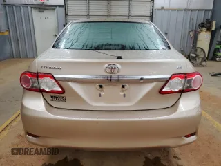 2011 Toyota Corolla L with VIN 2T1BU4EE2BC691212, listed as a Copart auction lot 51336855 with 0 mi miles and Salvage Title. Bid and sale history available at carsss.com. Image 6.