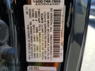 2013 Honda Civic Si с VIN 2HGFG4A51DH705805, выставлен на аукционе Copart как лот 60568665 с пробегом 197 135 миль миль и Списание • Salvage title. История ставок и продаж доступна на DreamBid. Изображение 12.