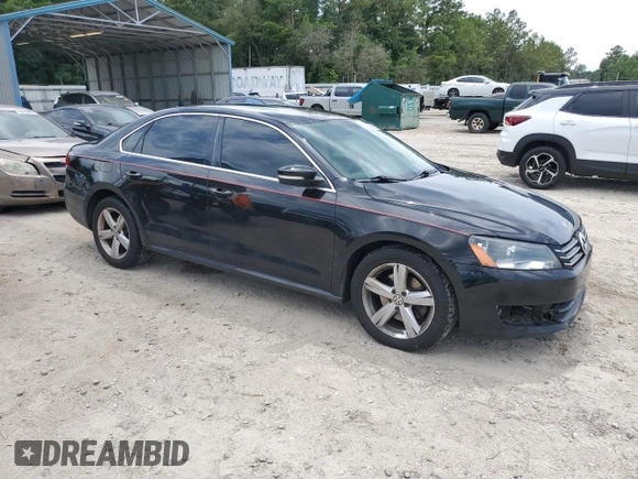 2013 Volkswagen Passat SE with VIN 1VWBH7A37DC064752, listed as a Copart auction lot 58659685 with 173,590 mi miles and Clean title. Bid and sale history available at DreamBid. Image 4.