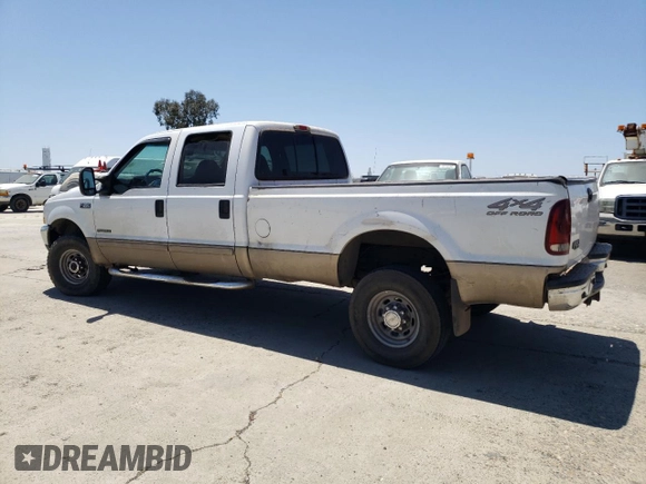 2002 Ford F-350 XL with VIN 1FTSW31F52EC95663, listed as a Copart auction lot 61106125 with Not provided miles and Salvage title. Bid and sale history available at DreamBid. Image 2.