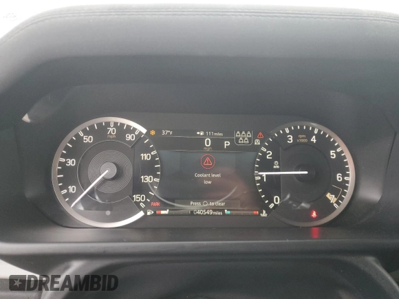 2020 Land Rover Defender with VIN SALEKEEX5L2019955, listed as a Copart auction lot 86145994 with 40,549 mi miles and Non repairable. Bid and sale history available at DreamBid. Image 9.