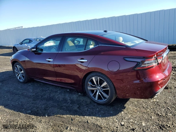 2020 Nissan Maxima SL with VIN 1N4AA6DV7LC371188, listed as a Copart auction lot 43680685 with 52,186 mi miles and Salvage Title. Bid and sale history available at carsss.com. Image 2.