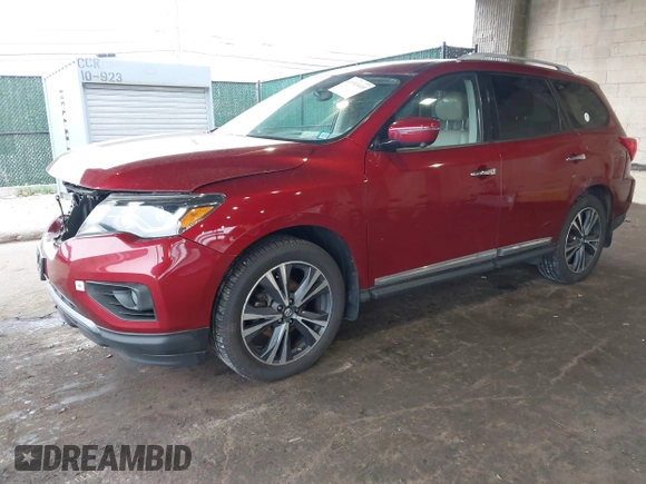 2019 Nissan Pathfinder S z VIN 5N1DR2MM5KC592248, wystawiony jako IAAI lot #41913415 z przebiegiem 83 024 mil mil oraz . Historia ofert i sprzedaży dostępna na DreamBid. Obrazek 17.