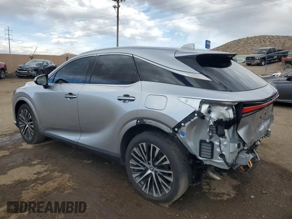 2024 Lexus RX 350h z VIN 2T2BBMCA4RC040708, wystawiony jako Copart lot #43822995 z przebiegiem 11 630 mil mil oraz Szkoda całkowita • Salvage title. Historia ofert i sprzedaży dostępna na DreamBid. Obrazek 2.