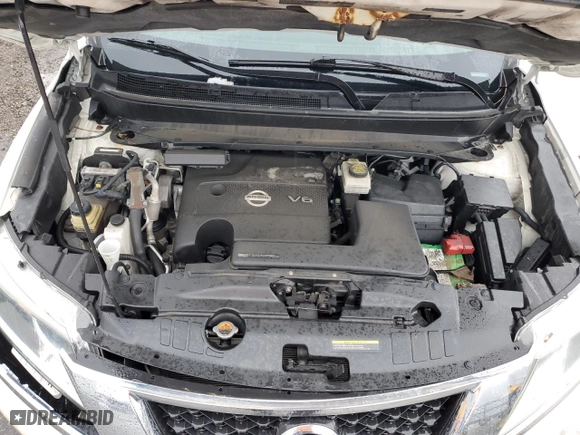 2016 Nissan Pathfinder Platinum with VIN 5N1AR2MM9GC649576, listed as a Copart auction lot 43162655 with 210,240 mi miles and Salvage Title. Bid and sale history available at carsss.com. Image 12.