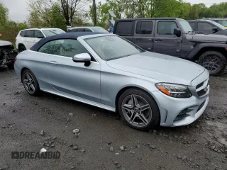 2023 Mercedes-Benz C 300 with VIN W1KWK8EB8PG117149, listed as a Copart auction lot 55835295 with 29,304 mi miles and Salvage Title. Bid and sale history available at DreamBid. Image 4.