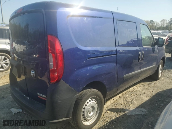 2018 Ram ProMaster City Cargo Van Tradesman with VIN ZFBERFAB5J6K09198, listed as a Copart auction lot 50823875 with 79,667 mi miles and Salvage Title. Bid and sale history available at carsss.com. Image 3.