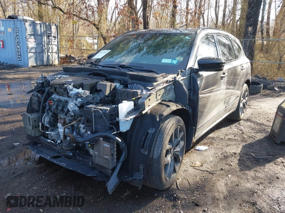 2022 Acura MDX w/A-Spec Package with VIN 5J8YE1H09NL035478, listed as a IAAI auction lot 41911403 with 77,529 mi miles. Bid and sale history available at carsss.com. Image 6.