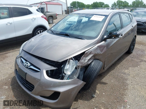 2012 Hyundai Accent SE with VIN KMHCU5AE1CU006231, listed as a IAAI auction lot 42263193 with 104,845 mi miles and . Bid and sale history available at DreamBid. Image 6.