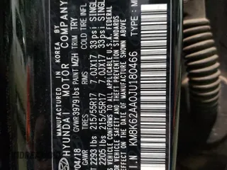 2018 Hyundai Kona SEL with VIN KM8K62AA0JU180466, listed as a Copart auction lot 41010963 with 86,890 mi miles. Bid and sale history available at carsss.com. Image 12.