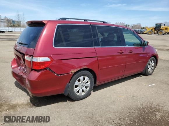 2006 Honda Odyssey EX z VIN 5FNRL38416B508267, wystawiony jako Copart lot #54671035 z przebiegiem 408 842 mil mil oraz Szkoda całkowita • Salvage title. Historia ofert i sprzedaży dostępna na DreamBid. Obrazek 3.
