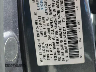 2012 Honda Accord EX с VIN 1HGCP2F70CA182324, выставлен на аукционе Copart как лот 61295195 с пробегом 228 681 миль миль и Списание • Salvage title. История ставок и продаж доступна на DreamBid. Изображение 12.