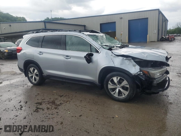 2019 Subaru Ascent Premium with VIN 4S4WMAFD5K3478037, listed as a Copart auction lot 57759605 with 58,139 mi miles and Salvage title. Bid and sale history available at DreamBid. Image 4.