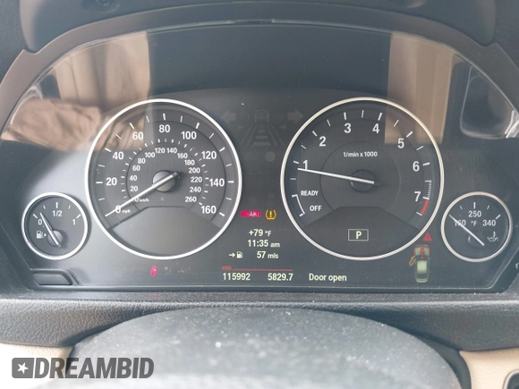 2013 BMW 3 Series 328i with VIN WBA3A5C5XDJ461783, listed as a IAAI auction lot 42150355 with 115,992 mi miles and . Bid and sale history available at DreamBid. Image 7.