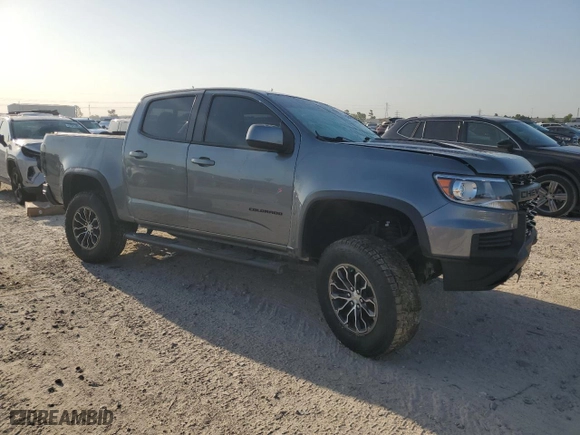2022 Chevrolet Colorado 4WD ZR2 with VIN 1GCGTEEN4N1277825, listed as a Copart auction lot 52951595 with 0 mi miles and Salvage Title. Bid and sale history available at carsss.com. Image 4.