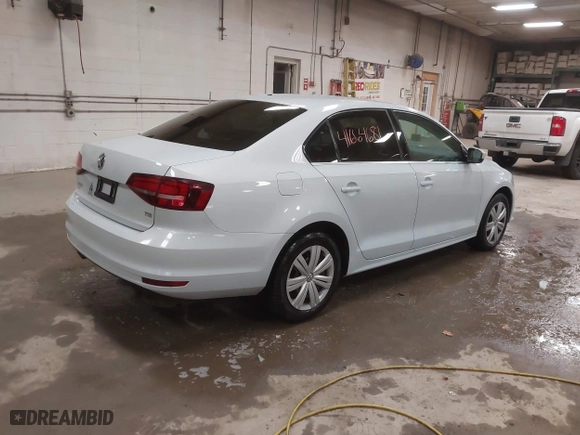 2017 Volkswagen Jetta 1.4T S with VIN 3VW167AJ5HM279535, listed as a IAAI auction lot 41664681 with 98,902 mi miles. Bid and sale history available at carsss.com. Image 4.