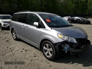 2013 Toyota Sienna LE AAS with VIN 5TDKK3DC9DS293036, listed as a Copart auction lot 54496525 with 73,260 mi miles and Salvage title. Bid and sale history available at DreamBid. Image 14.