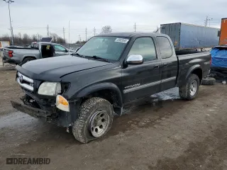 2006 Toyota Tundra SR5 with VIN 5TBBT44156S486975, listed as a Copart auction lot 45982685 with 142,325 mi miles and Salvage Title. Bid and sale history available at carsss.com. Image 1.