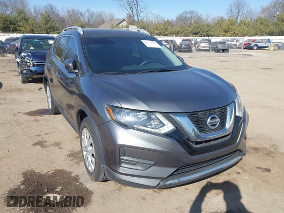 2017 Nissan Rogue S with VIN 5N1AT2MT6HC794035, listed as a IAAI auction lot 41774196 with 118,147 mi miles. Bid and sale history available at carsss.com. Image 1.