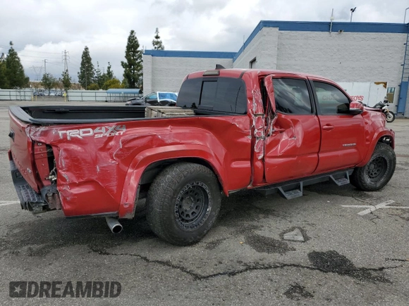 2017 Toyota Tacoma SR5 with VIN 3TMDZ5BN1HM015855, listed as a Copart auction lot 48785845 with 136,218 mi miles and Salvage Title. Bid and sale history available at carsss.com. Image 3.