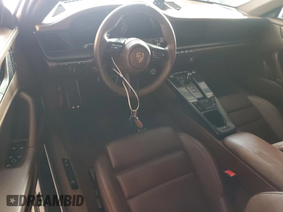 2023 Porsche 911 Carrera S with VIN WP0AB2A97PS220998, listed as a Copart auction lot 74458134 with 0 mi miles and Salvage Title. Bid and sale history available at carsss.com. Image 8.
