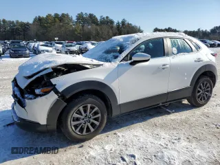 2021 Mazda CX-30 S with VIN 3MVDMBAL6MM221050, listed as a Copart auction lot 41858415 with 15,247 mi miles and Salvage Title. Bid and sale history available at carsss.com. Image 1.