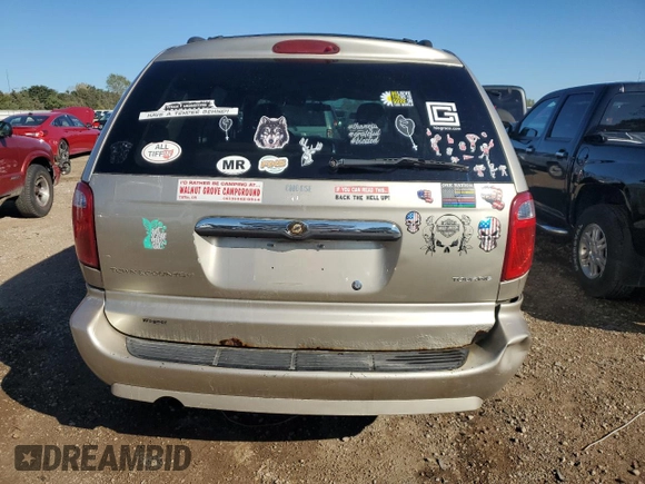 2007 Chrysler Town & Country LWB Touring with VIN 2A4GP54L47R294296, listed as a Copart auction lot 72329204 with 217,631 mi miles and Salvage Title. Bid and sale history available at carsss.com. Image 6.