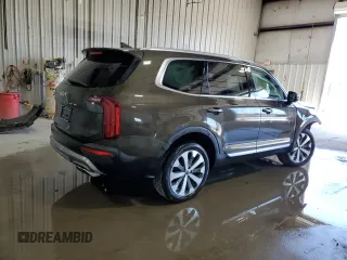 2022 Kia Telluride S with VIN 5XYP6DHC2NG285465, listed as a Copart auction lot 55396215 with 36,548 mi miles and Salvage title. Bid and sale history available at DreamBid. Image 3.