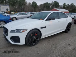 2024 Jaguar XF R-Dynamic SE with VIN SAJBL4GX2RCY96275, listed as a Copart auction lot 80202674 with 2,230 mi miles and Salvage Title. Bid and sale history available at carsss.com. Image 1.