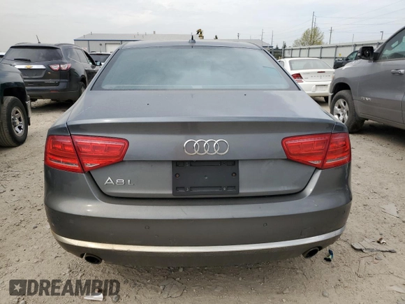 2014 Audi A8 3.0T with VIN WAURGAFDXEN009752, listed as a Copart auction lot 54541165 with 118,687 mi miles and Clean Title. Bid and sale history available at DreamBid. Image 6.