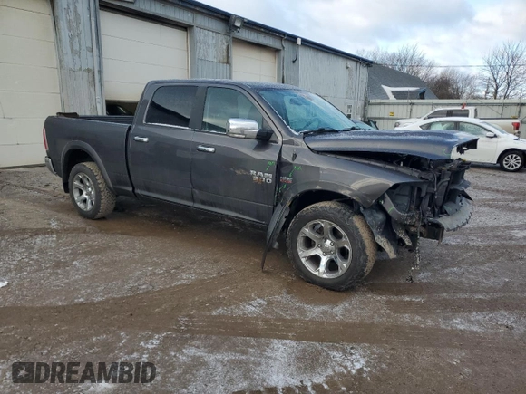 2017 Ram 1500 Laramie with VIN 1C6RR7VT8HS695120, listed as a Copart auction lot 43351555 with 103,968 mi miles and Salvage title. Bid and sale history available at DreamBid. Image 4.