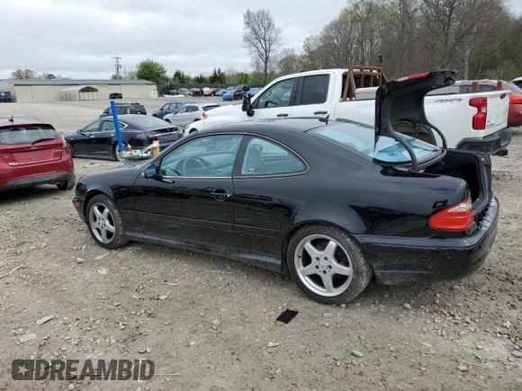 2002 Mercedes-Benz CLK 320/430 with VIN WDBLJ70G42F199391, listed as a Copart auction lot 50912095 with 274,802 mi miles and Salvage Title. Bid and sale history available at DreamBid. Image 2.