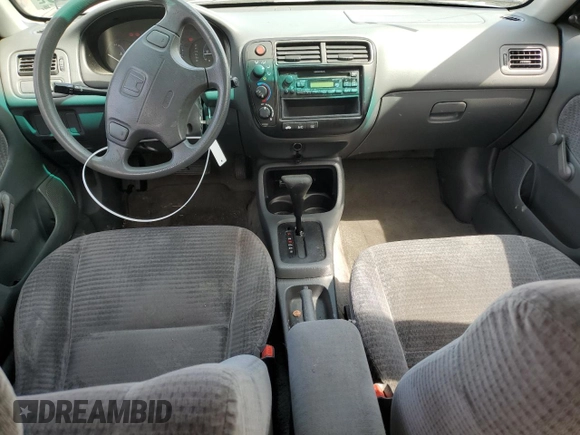 2000 Honda Civic VP with VIN 2HGEJ6612YH502054, listed as a Copart auction lot 53097445 with 171,322 mi miles and Salvage Title. Bid and sale history available at carsss.com. Image 8.