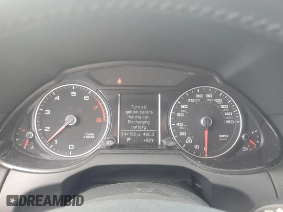 2013 Audi Q5 with VIN WA1CFBFPXDA032119, listed as a Copart auction lot 59907865 with 144,150 mi miles and Salvage title. Bid and sale history available at DreamBid. Image 9.