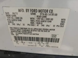 2015 Ford Explorer с VIN 1FM5K7B87FGC44784, выставлен на аукционе IAAI как лот 42644886 с пробегом 159 977 миль миль и . История ставок и продаж доступна на DreamBid. Изображение 9.