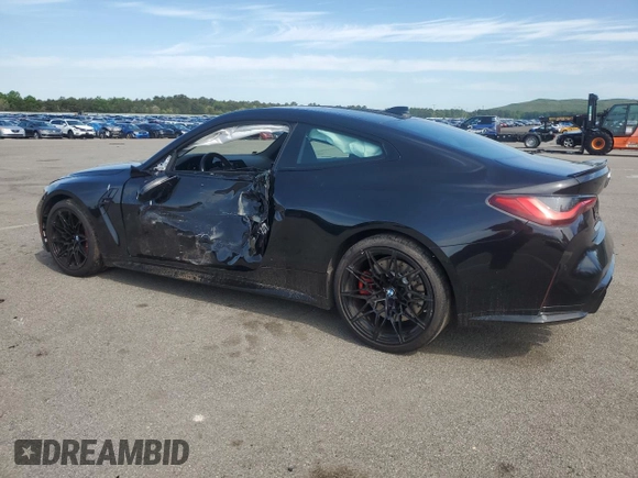 2022 BMW M4 Competition xDrive with VIN WBS43AZ05NCK11629, listed as a Copart auction lot 55484844 with 10,264 mi miles and Salvage Title. Bid and sale history available at carsss.com. Image 2.