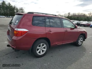 2008 Toyota Highlander with VIN JTEDS41A282014634, listed as a Copart auction lot 48863365 with 187,431 mi miles and Salvage Title. Bid and sale history available at carsss.com. Image 3.