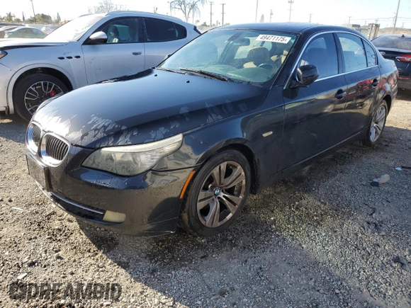 2010 BMW 5 Series 528i with VIN WBANU5C59AC460673, listed as a Copart auction lot 49471175 with 130,726 mi miles and Clean Title. Bid and sale history available at carsss.com. Image 1.