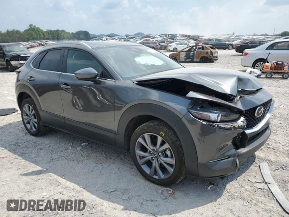 2024 Mazda CX-30 S Carbon Edition with VIN 3MVDMBCM1RM708265, listed as a Copart auction lot 62295055 with 20,404 mi miles and Salvage title. Bid and sale history available at DreamBid. Image 4.