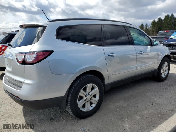 2014 Chevrolet Traverse LT with VIN 1GNKVGKD6EJ229407, listed as a Copart auction lot 53178045 with 112,236 mi miles and Salvage Title. Bid and sale history available at carsss.com. Image 3.
